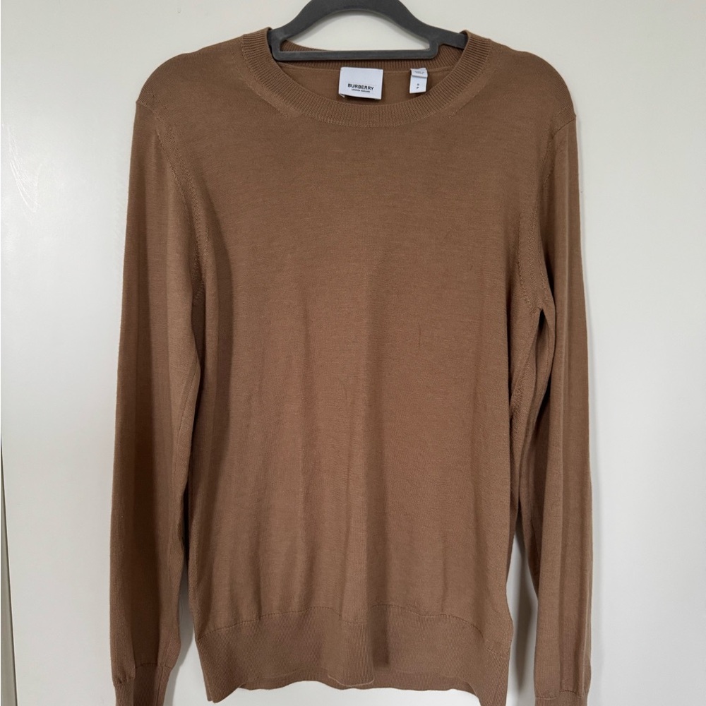 Burberry Brown Marino Wool Sweater
